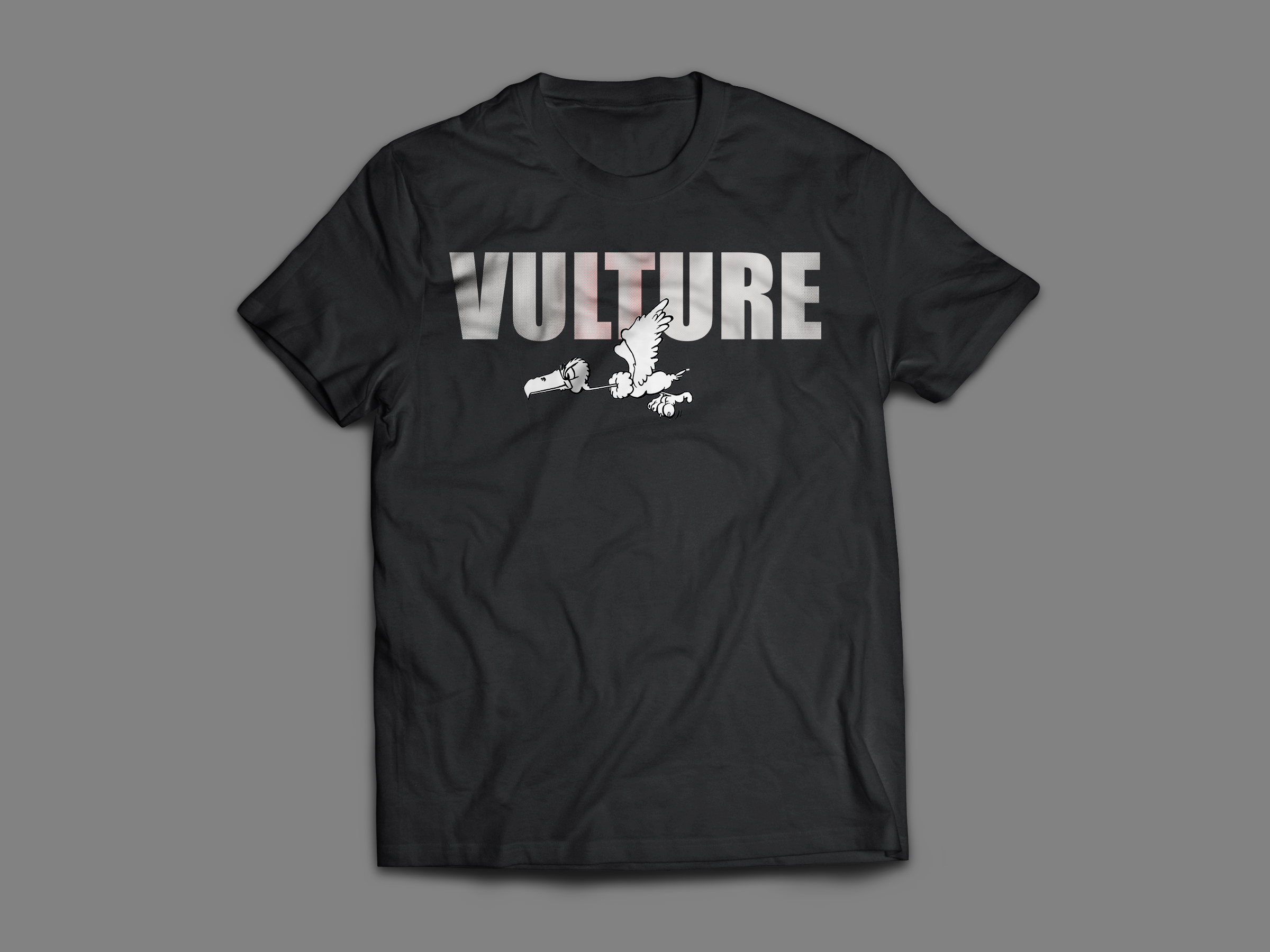 Vulture Tee – Black Reflective | Vulture Clothing Company